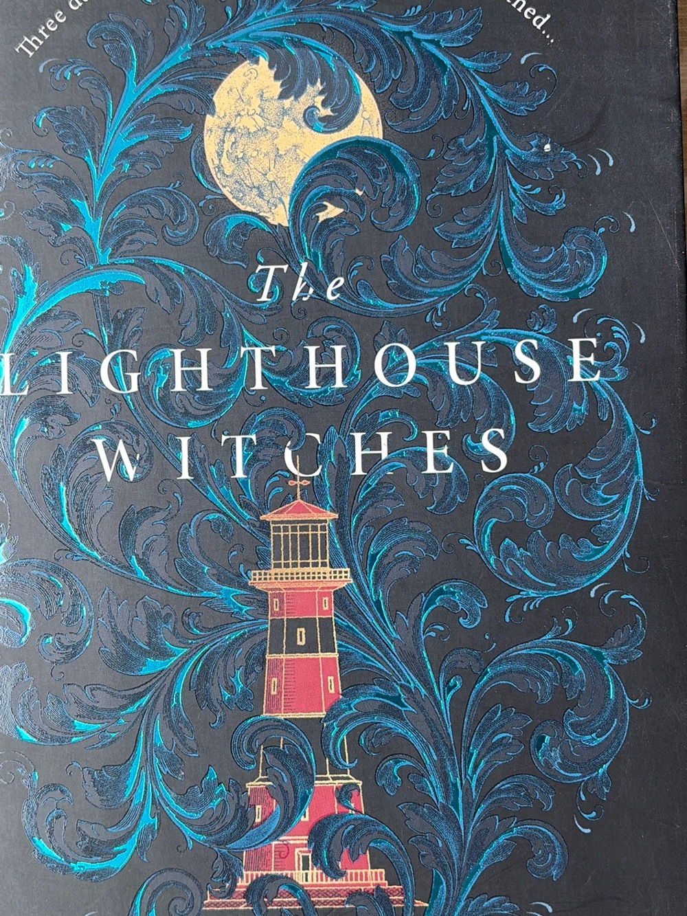 The Lighthouse Witches Decorative Hardcover — Black, Teal, Gold & Red